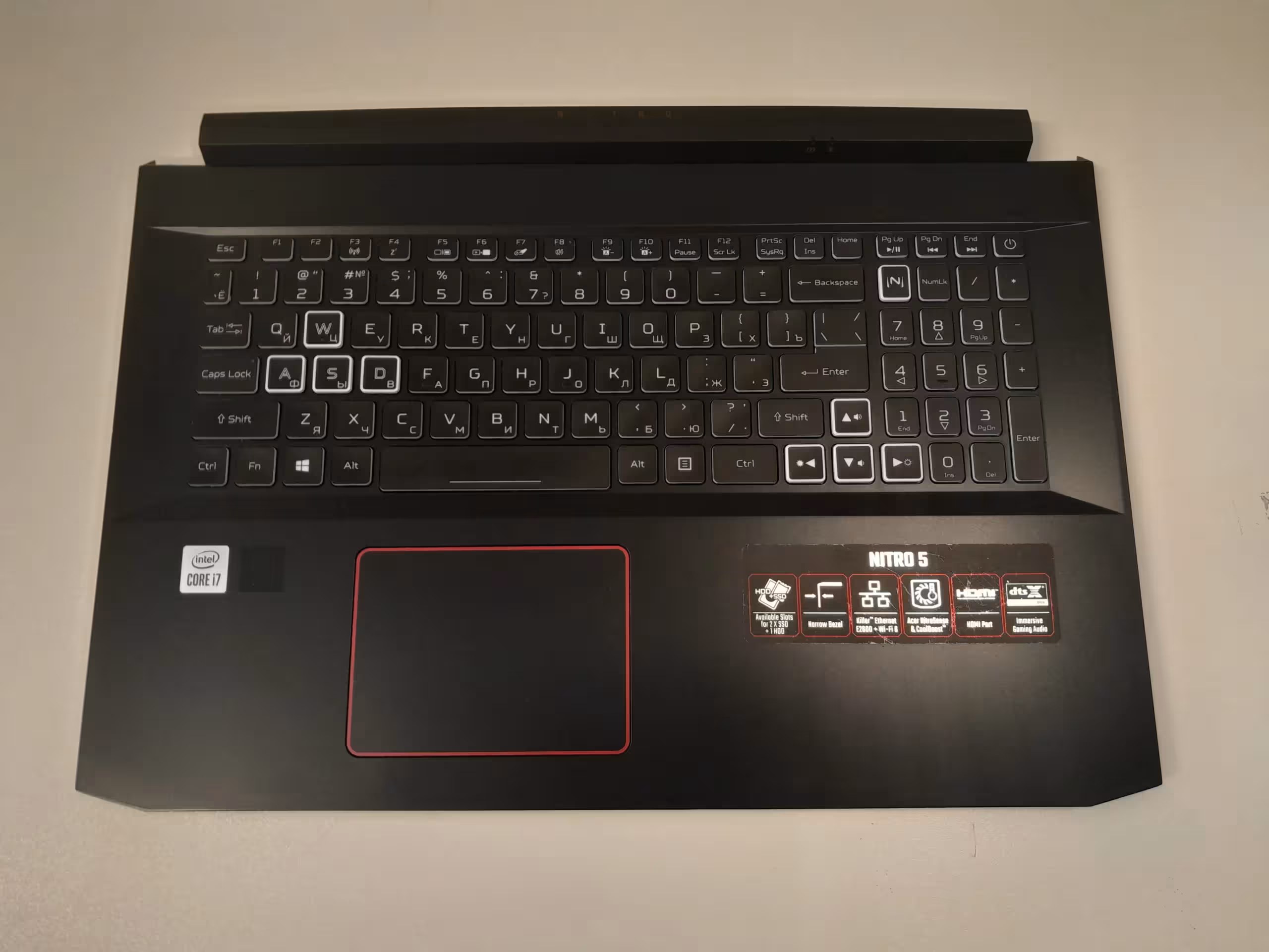 20240726_153827 Acer Nitro 5 AN517-52-747T Palmrest+Bottom refurb
