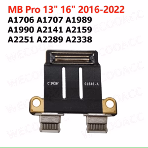 MacBook Pro 13" 15" A1989 A1990 A2141 A2159 A2251 A2289 A2338 USB-C Laadimispesa Charging Port