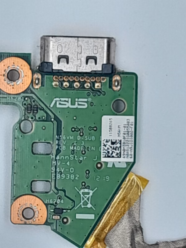 Asus N56VZ IO Board refurb