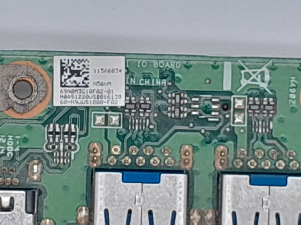 Asus N56VZ USB Board refurb