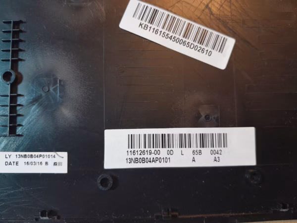 ASUS X540S Laptop Palmrest + Keyboard UK refurb