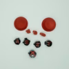Xbox Series X/S Controller Buttons + CAPS RED *refurb*