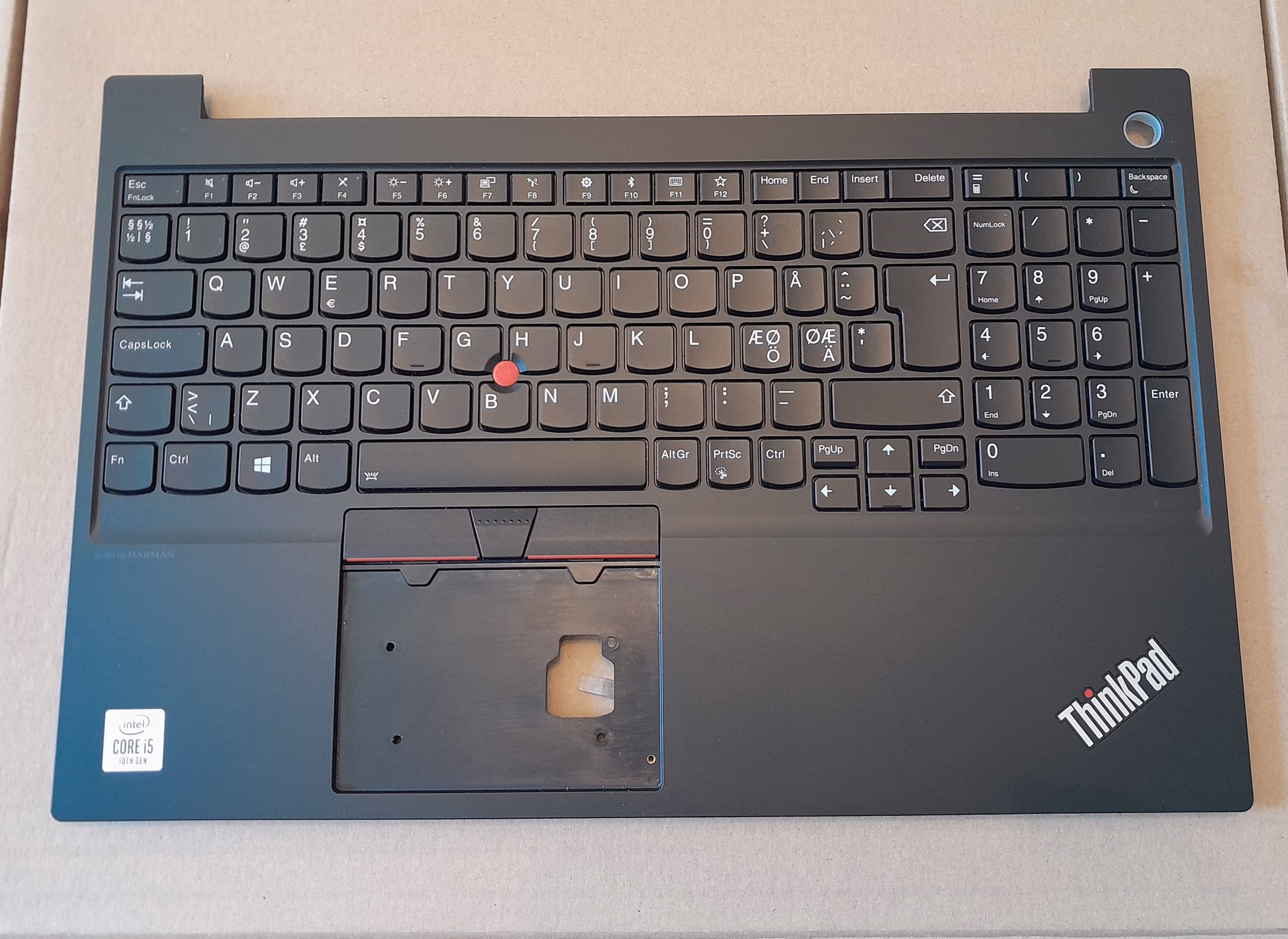 Lenovo E15 G1 Palmrest Nordic