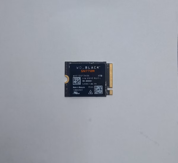 Western Digital Black 1TB NVMe SSD