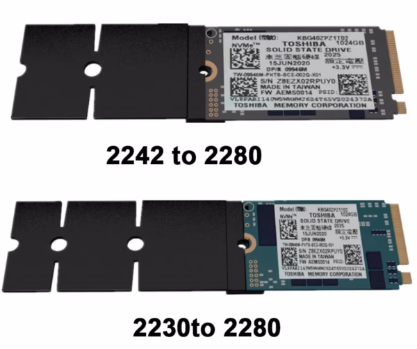 SSD Bracket pikendus 2230 -> 2280