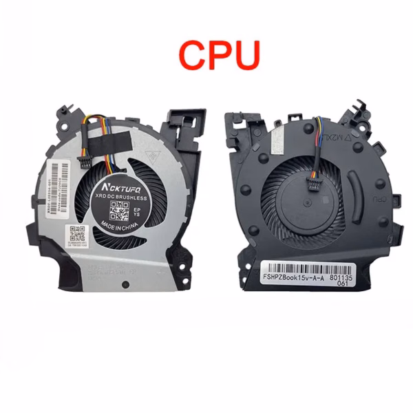 HP ZBook 15v G5 Seeria ventilaatorite komplekt CPU / GPU