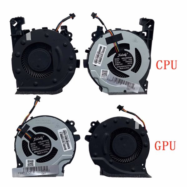 HP Pavilion Gaming 15-CX CPU GPU Ventilaatorite komplekt