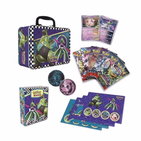 Pokemon TCG: Back-to-School 2024 Collector Chest – Scream Tail & Iron Valiant