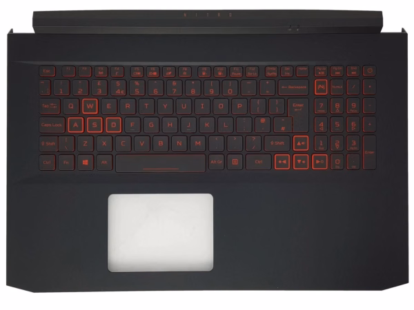 Acer Nitro 5 AN517-52 Palmrest Klaviatuur UK BL